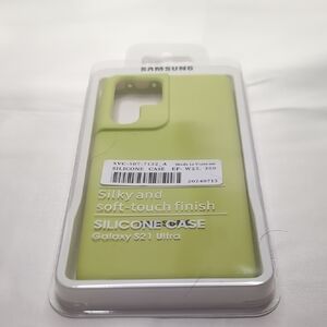 Samsung Galaxy S21 Ultra Silicone Case - Light Green